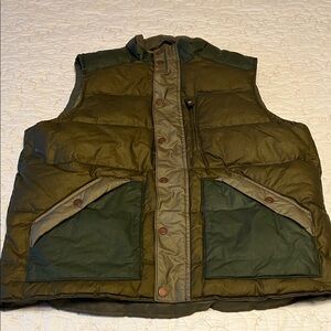 Orvis Olive Green Quilted Vest